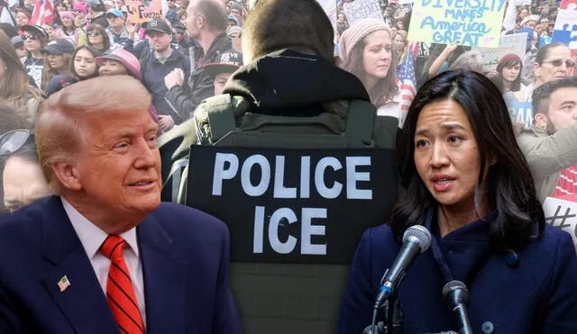 Arremete Trump contra la alcaldesa de Boston por defender su ciudad santuario.