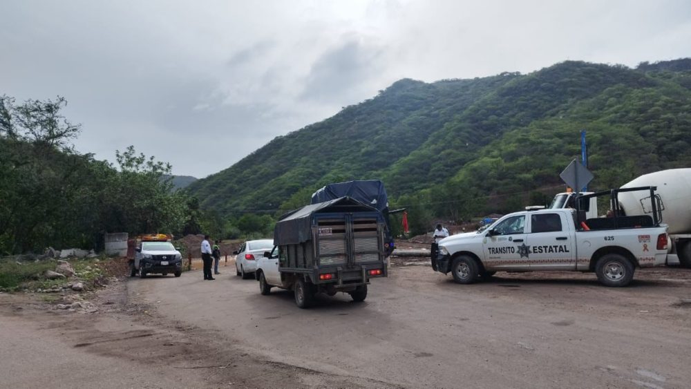 Tránsito Estatal refuerza vigilancia en Tlapa ante efectos del huracán Erick