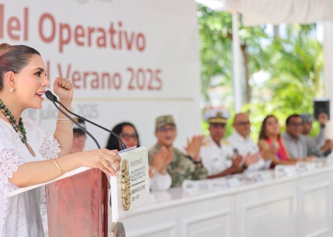 Da banderazo Evelyn Salgado al Operativo de la Temporada Vacacional Verano 2025