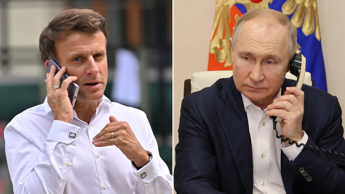 Se reúnen Macron y Putin para analizar plan nuclear de Irán