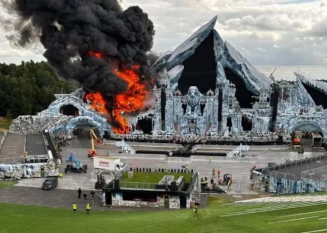 Se incendia escenario principal de Tomorrowland 2025 a dos días del inicio del festival
