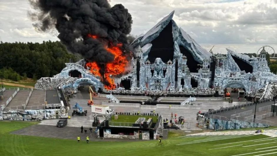 Se incendia escenario principal de Tomorrowland 2025 a dos días del inicio del festival
