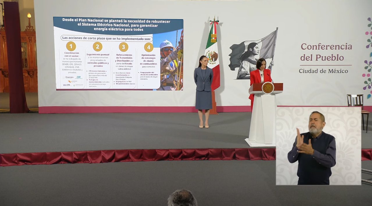 Gobierno de Sheinbaum lanza estrategia nacional para blindar el suministro eléctrico y evitar apagones