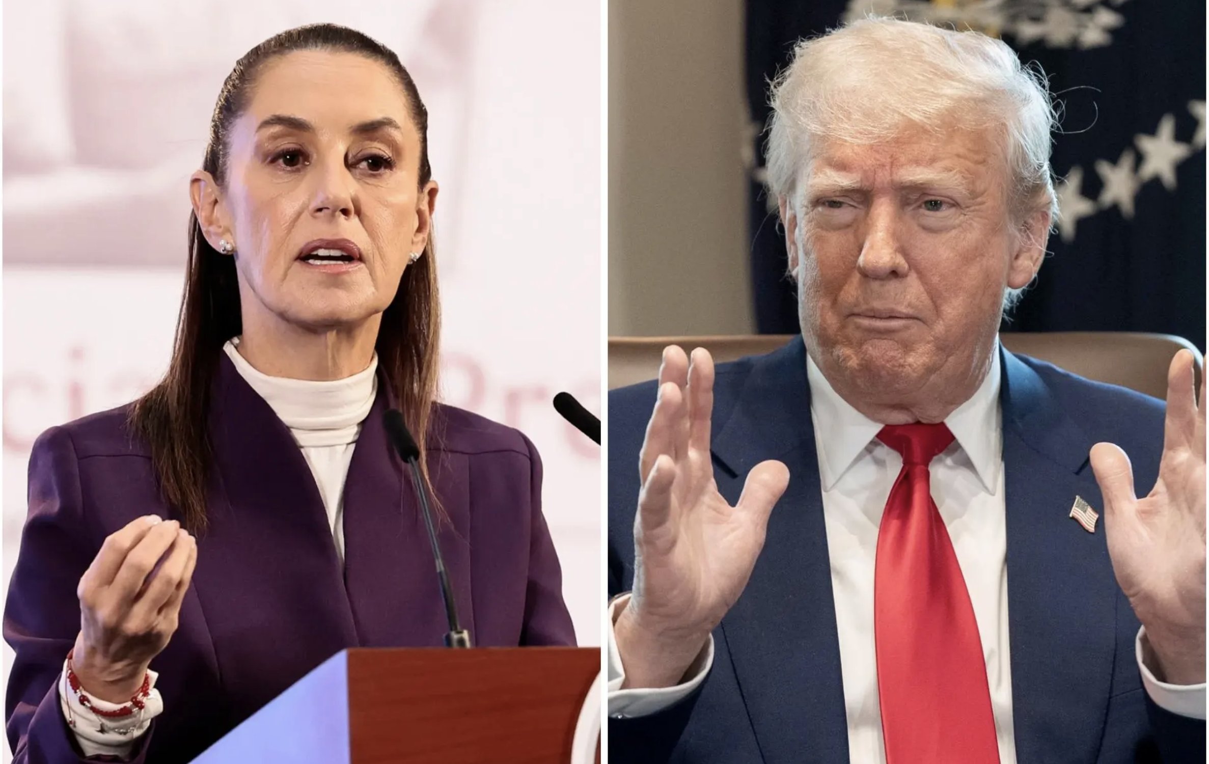 Trump y Sheinbaum acuerdan mantener aranceles y reforzar cooperación fronteriza por 90 días