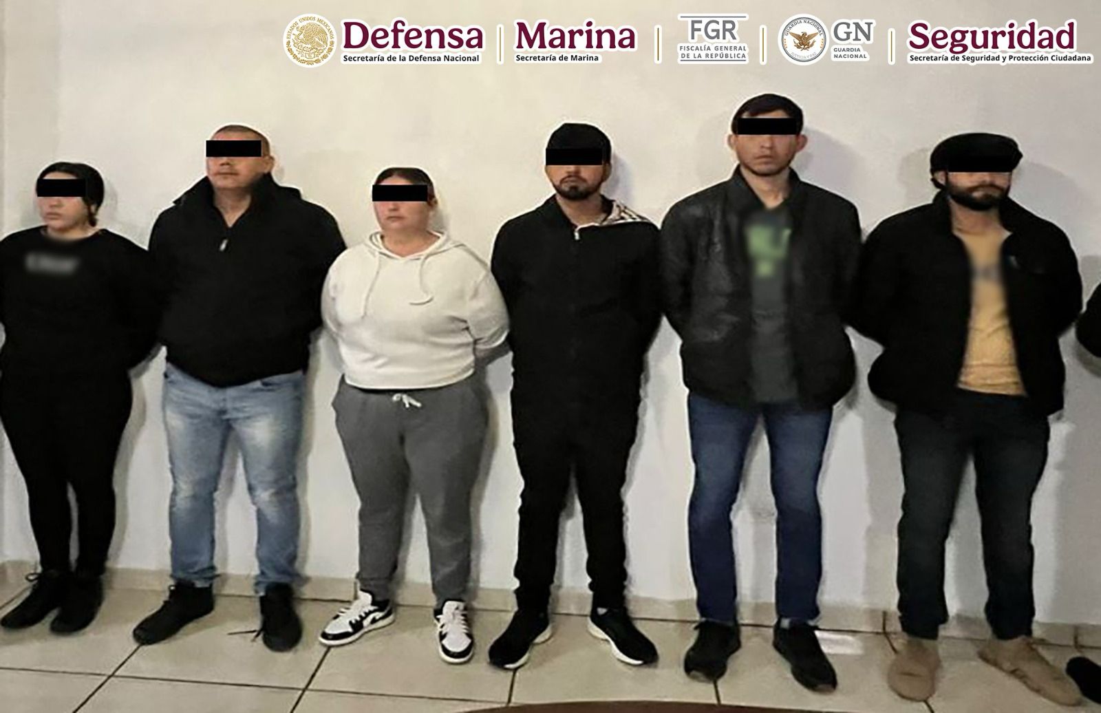 EN UN CATEO EN BAJA CALIFORNIA FUERON DETENIDAS SEIS PERSONAS POR AUTORIDADES FEDERALES