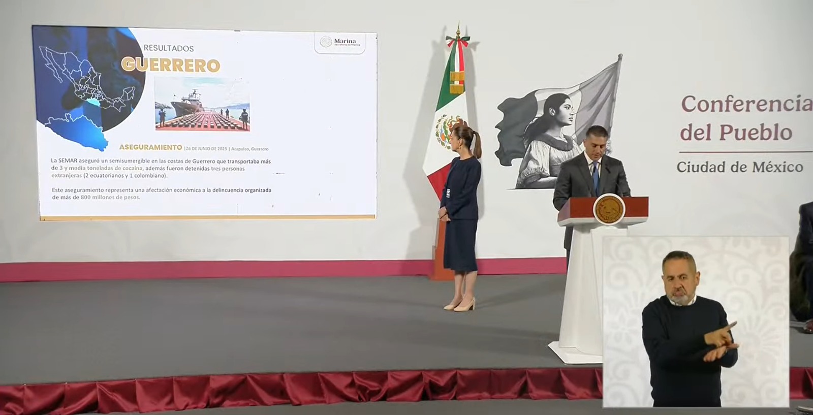Guerrero disminuye incidencia de homicidios durante primer semestre de 2025: SENSP