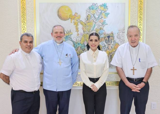 Gobernadora Evelyn Salgado fortalece lazos con la Iglesia en favor de la paz y el bienestar en Guerrero