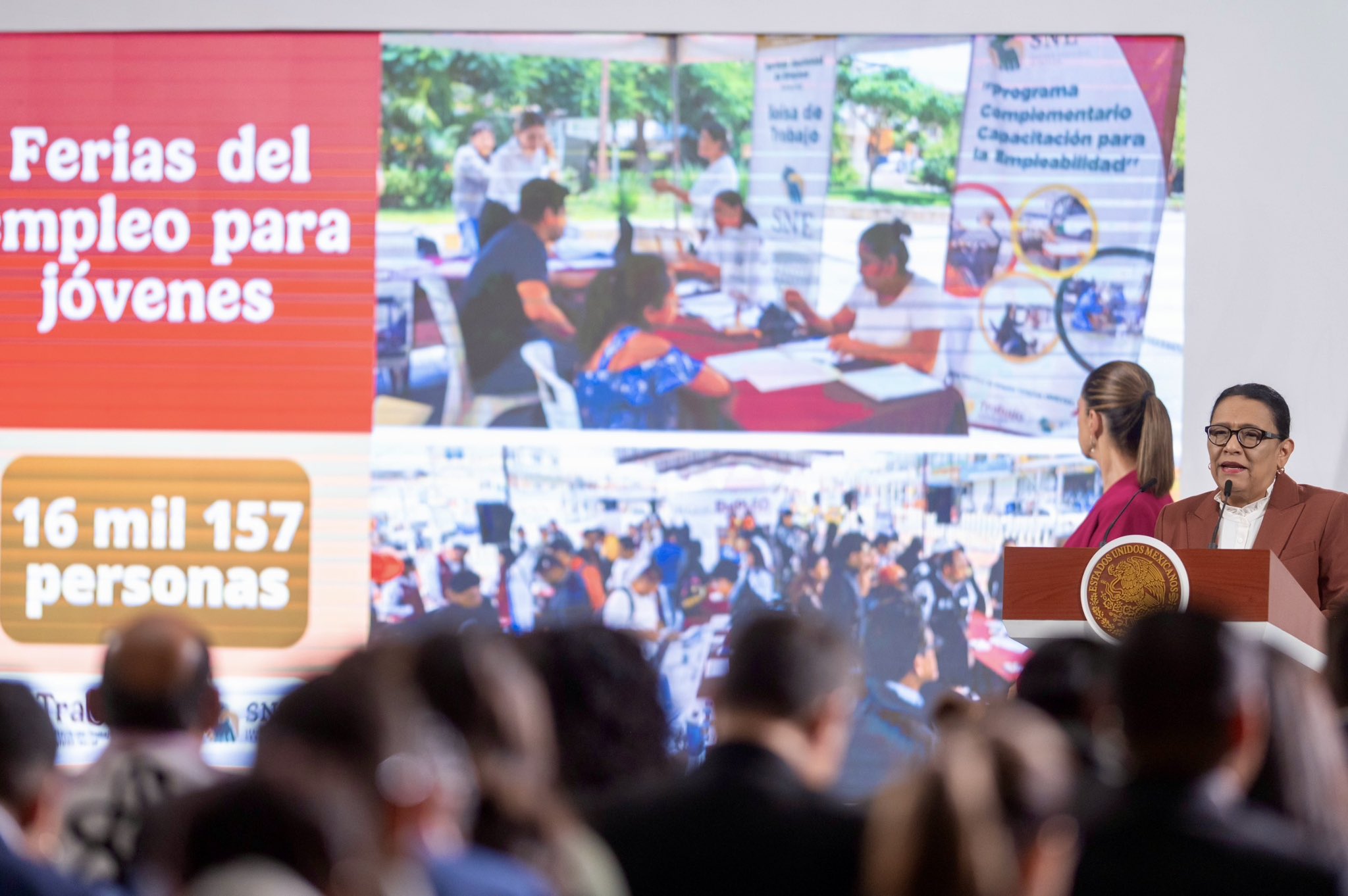 Rosa Icela Rodríguez destaca avances en programas de paz, empleo y educación para jóvenes