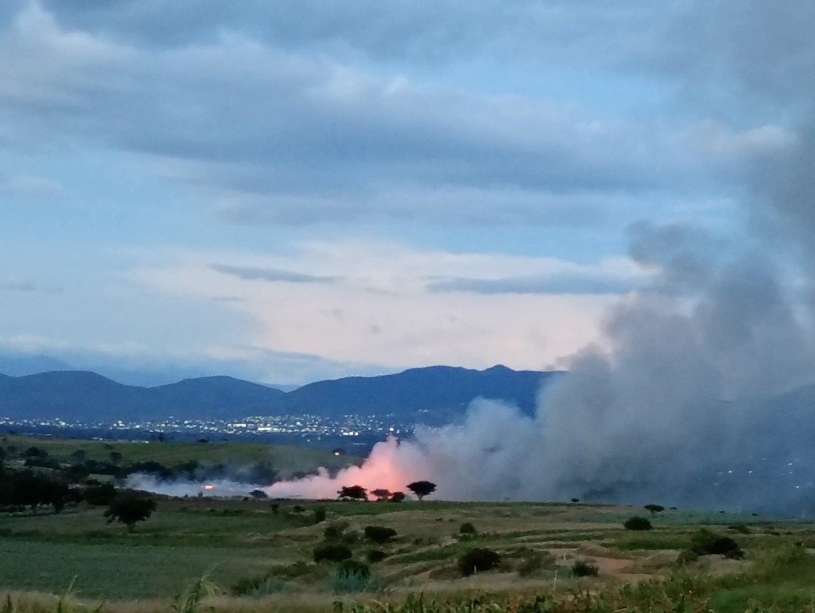 Así captaron pobladores de Zimatlán de Álvarez el “falso meteorito”
