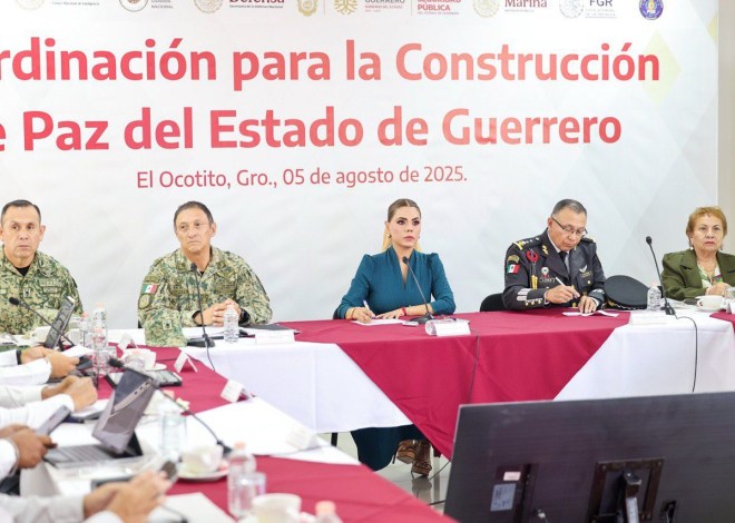 Evelyn Salgado encabeza Mesa de Coordinación para reforzar estrategia de seguridad en El Ocotito