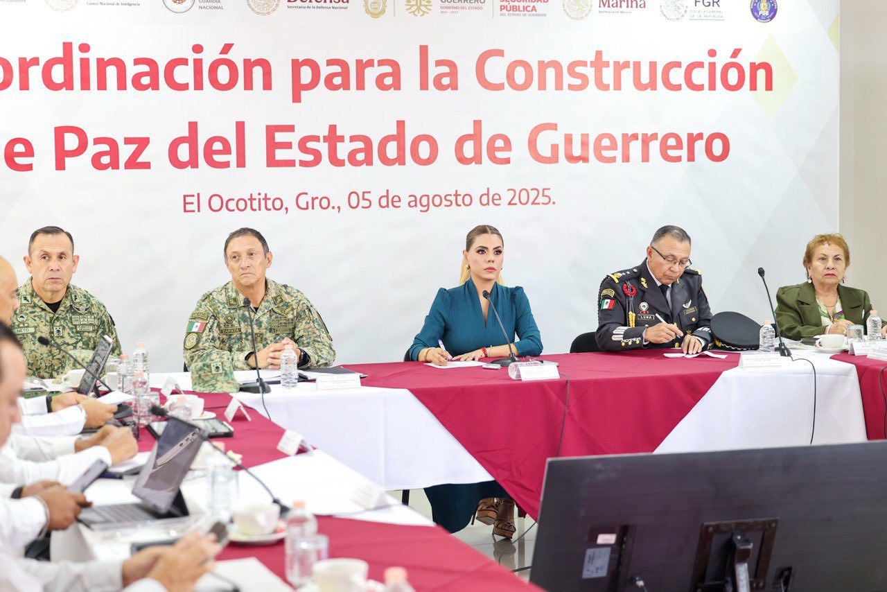 Evelyn Salgado encabeza Mesa de Coordinación para reforzar estrategia de seguridad en El Ocotito