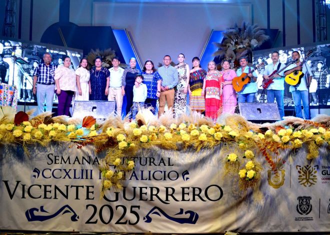 Rosy Arango pone broche de oro a la Semana Cultural de Vicente Guerrero en Tixtla
