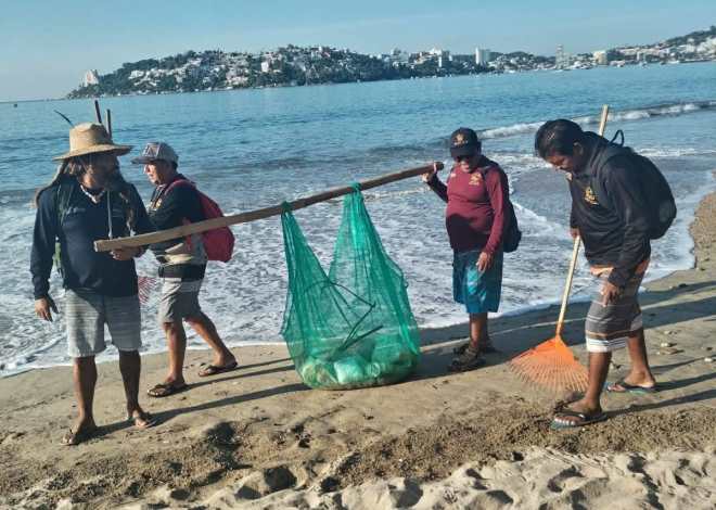 Acapulco refuerza limpieza de playas para brindar seguridad y bienestar a visitantes