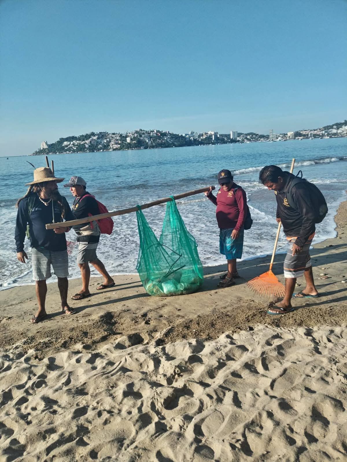 Acapulco refuerza limpieza de playas para brindar seguridad y bienestar a visitantes