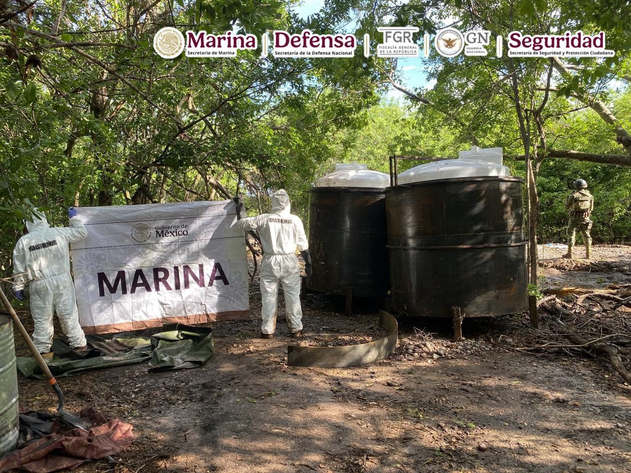 EN NAYARIT, AUTORIDADES FEDERALES DESMANTELAN UN LABORATORIO DE DROGAS SINTÉTICAS Y ASEGURAN MÁS DE 12 TONELADAS DE METANFETAMINA