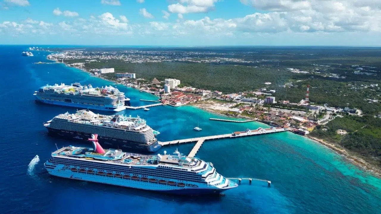 Celebra PVEM cierre del 4to muelle de cruceros en Cozumel