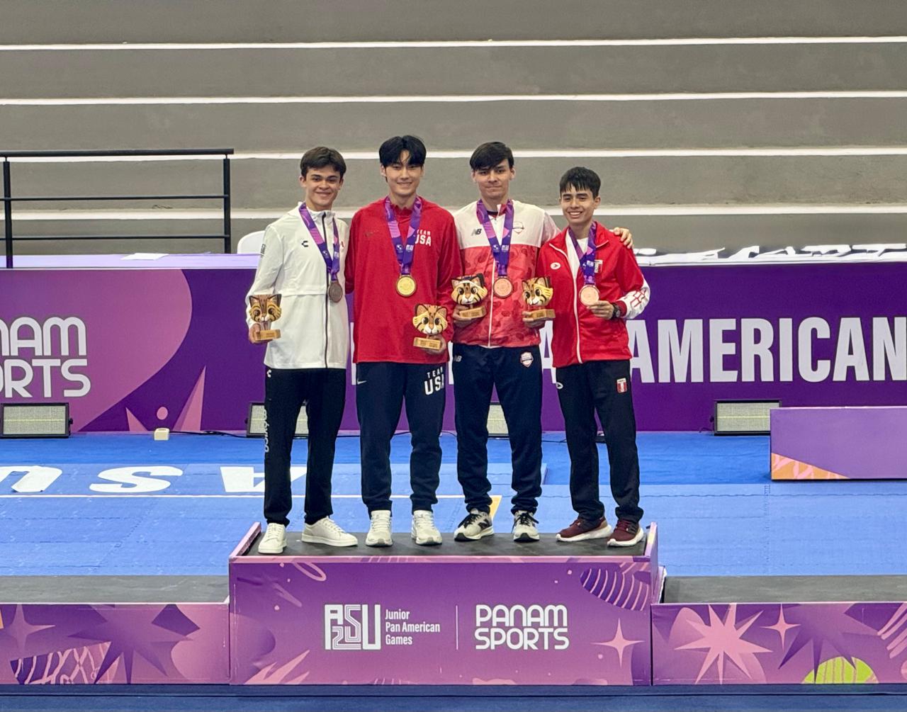 Llega la octava medalla de México en TKD en Asunción 2025