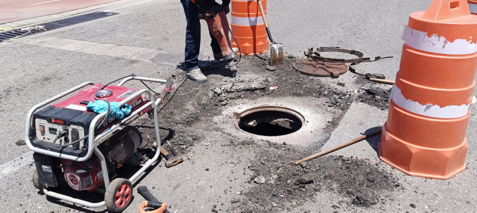 CICAEG mejora la infraestructura vial en la Zona Diamante de Acapulco