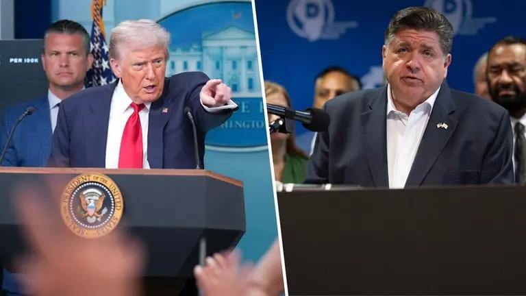 Amenaza Trump con desplegar tropas militares en Chicago para perseguir inmigrantes y asegura que no es un dictador