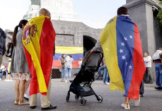 Huyen venezolanos a Europa