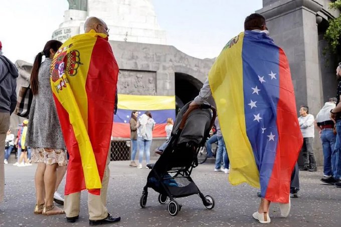 Huyen venezolanos a Europa