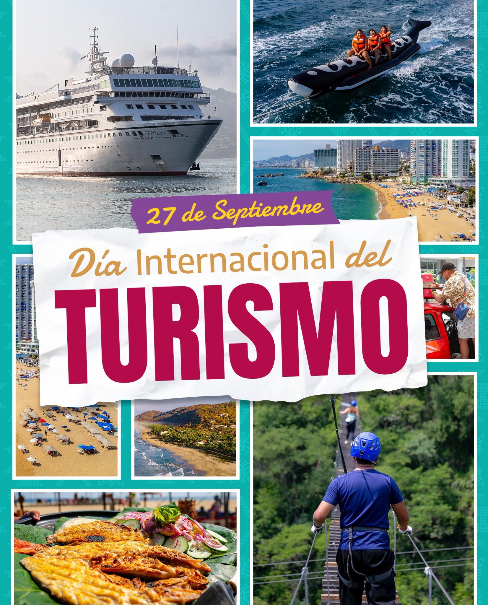 Guerrero celebra el Día Mundial del Turismo con llamado a un desarrollo sostenible