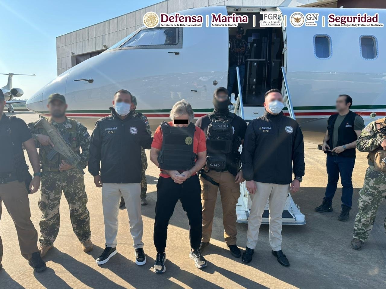 México concreta traslado de Hernán “N” desde Paraguay para cumplimentar orden de aprehensión