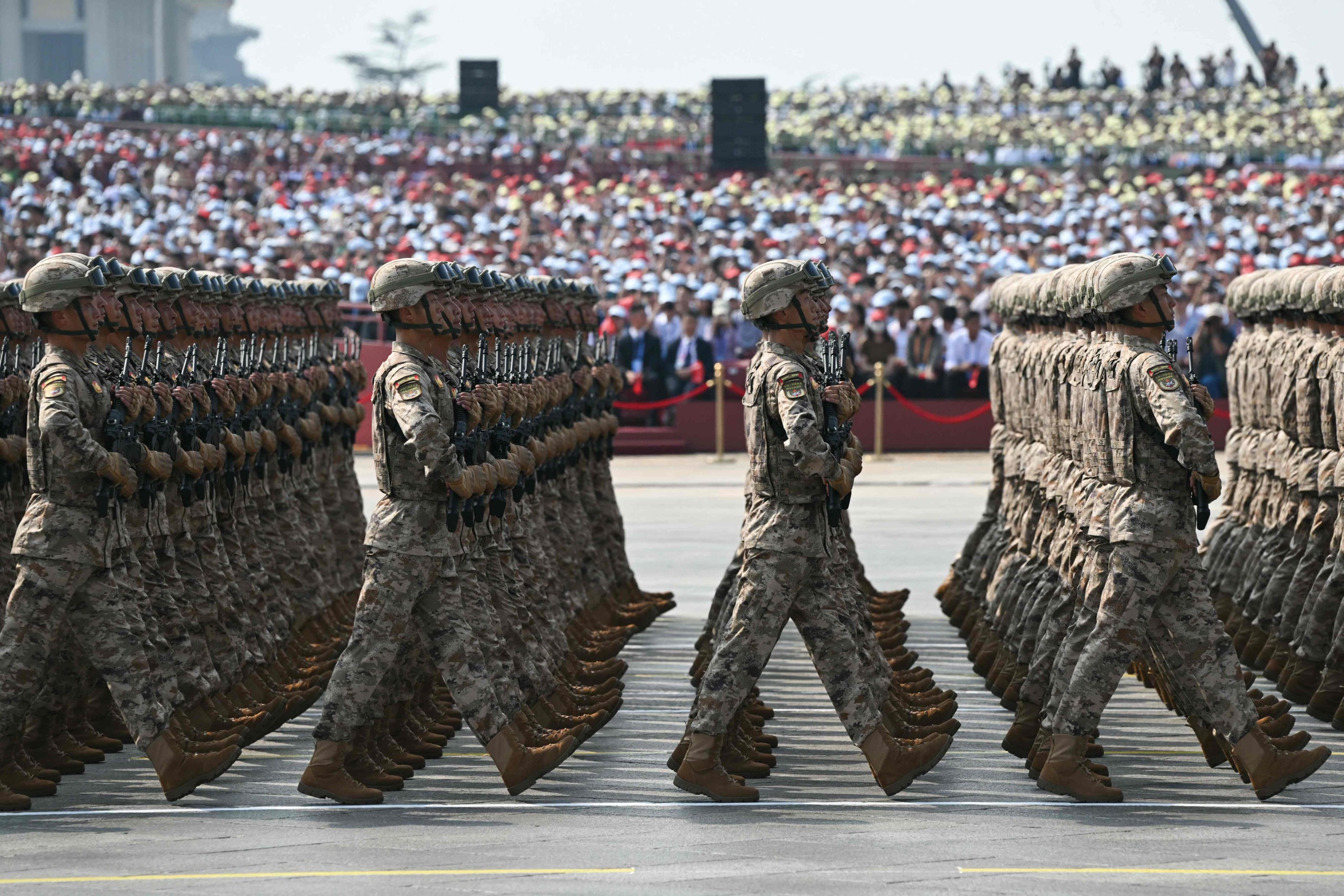Desfile militar en Pekín por el 80° aniversario del fin de la Segunda Guerra Mundial