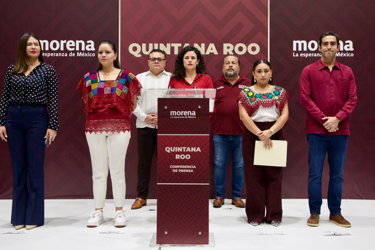 Acusa Luisa María Alcalde a medios de orquestar una campaña de desprestigio contra Morena y AMLO