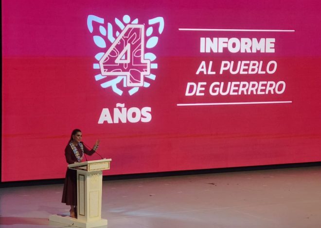Evelyn Salgado rinde 4º Informe y destaca avances en bienestar, vivienda y salud en Guerrero