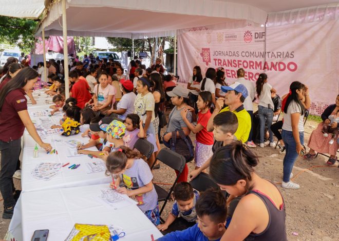 DIF Guerrero realiza jornada comunitaria “Transformando Guerrero” en Chilpancingo