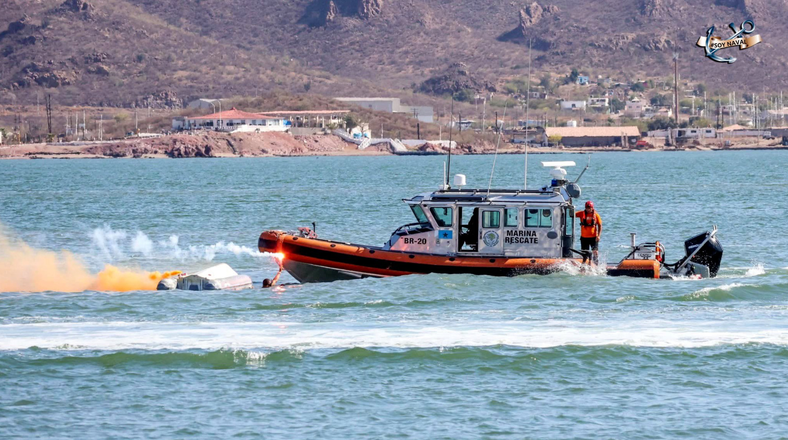 Personal naval en acciones diferentes realiza evacuación médica, seguridad marítima y maniobras de rescate, en inmediaciones de Isla San Pedro Nolasco y San Carlos, Sonora
