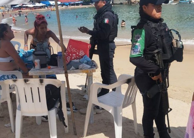 Policía Ecológica de Acapulco refuerza vigilancia en playas