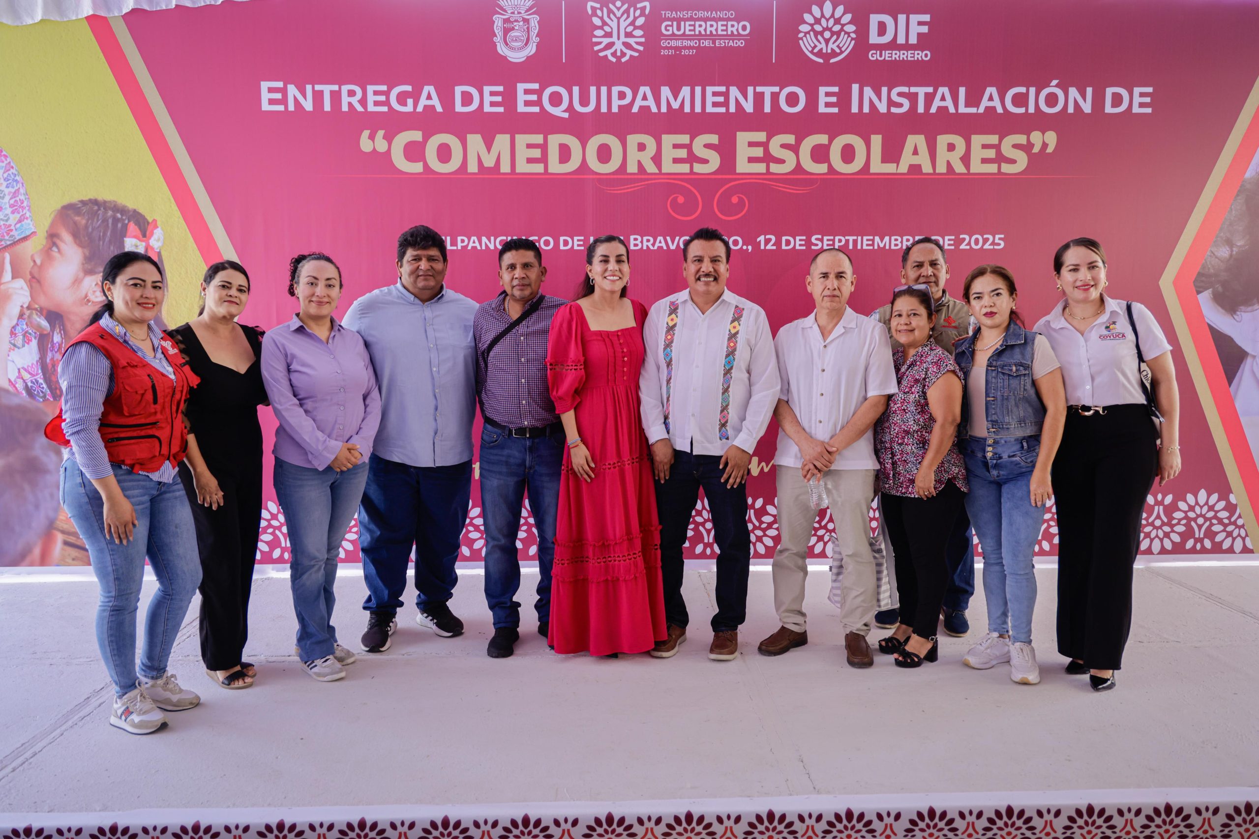 DIF Guerrero entrega de equipamiento para comedores escolares de la región Centro