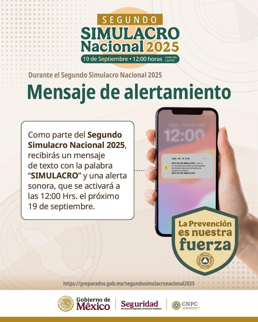 Este 19 de septiembre se realizará el Segundo Simulacro Nacional 2025