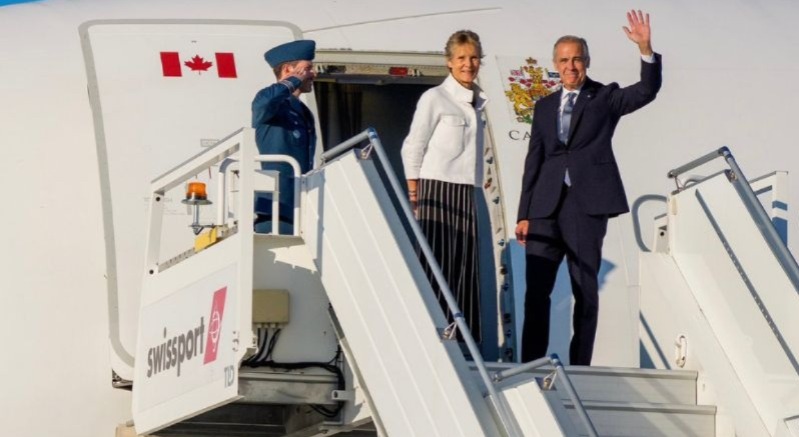 Llegó a México el primer ministro de Canadá Mark Carney