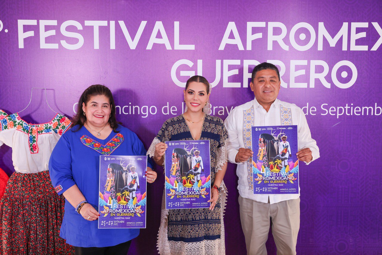 Honra Evelyn Salgado al pueblo afro con festival cultural en la Costa Chica