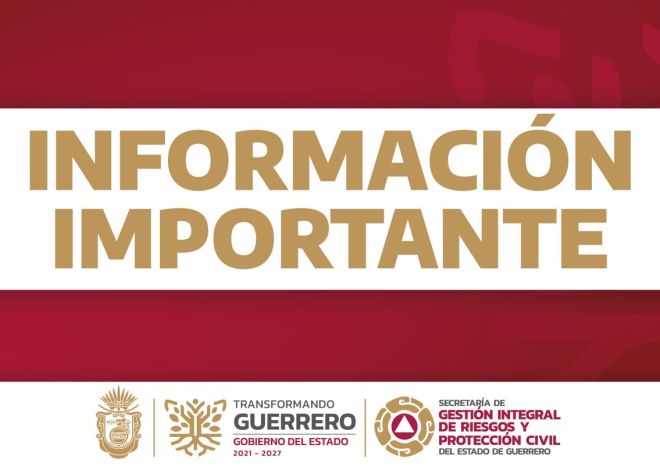 Alerta SGIRPCGRO por incremento del nivel del río Amacuzac