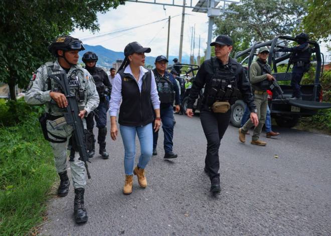 Gobernadora Evelyn Salgado refuerza operativos de seguridad en Chilpancingo