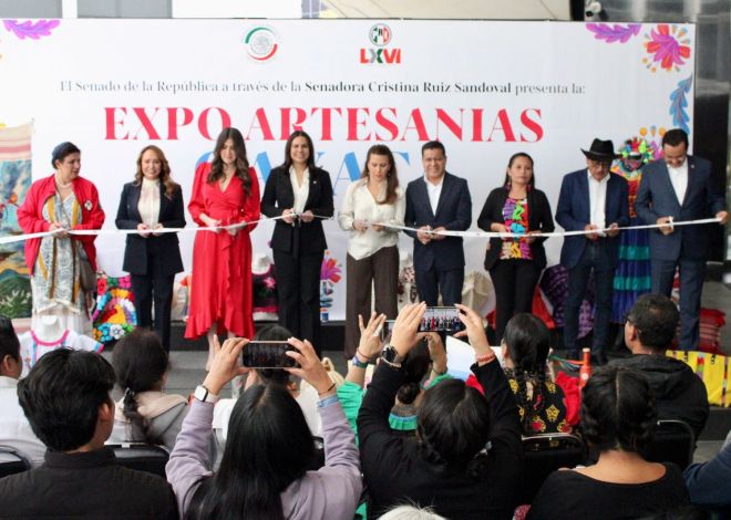 Senado inaugura la Expo “Artesanías Oaxaca” para promover el talento y la cultura oaxaqueña
