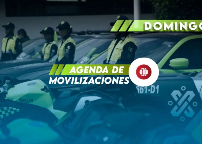 AGENDA DE MOVILIZACIONES DEL DOMINGO 21 DE SEPTIEMBRE DE 2025