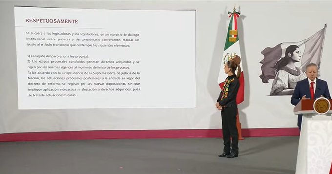 La cláusula de retroactividad en la Ley de Amparo no viene en la propuesta de la presidente CSP y no se permitirá ninguna medida anticonstitucional: Arturo Zaldívar