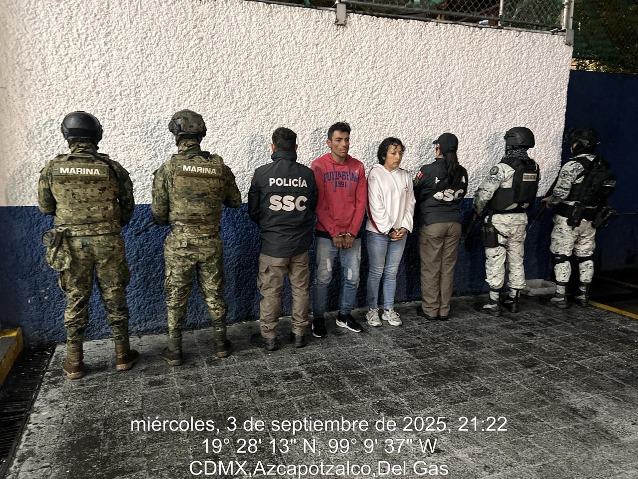 La Secretaría de Marina informa sobre los resultados obtenidos en apoyos de Seguridad Pública a la CDMX