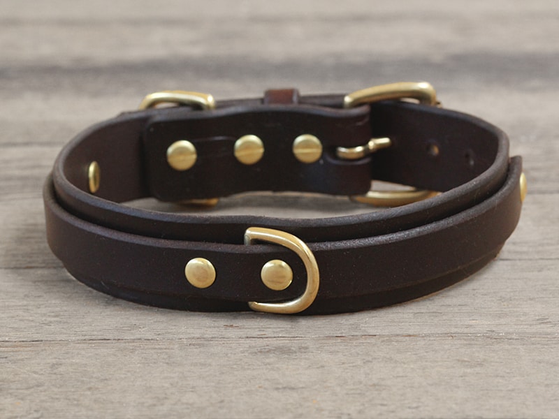 Classic Leather Dog Collar » CALIFORNIA COLLAR CO. Classic Leather Dog Collar » CALIFORNIA COLLAR CO.