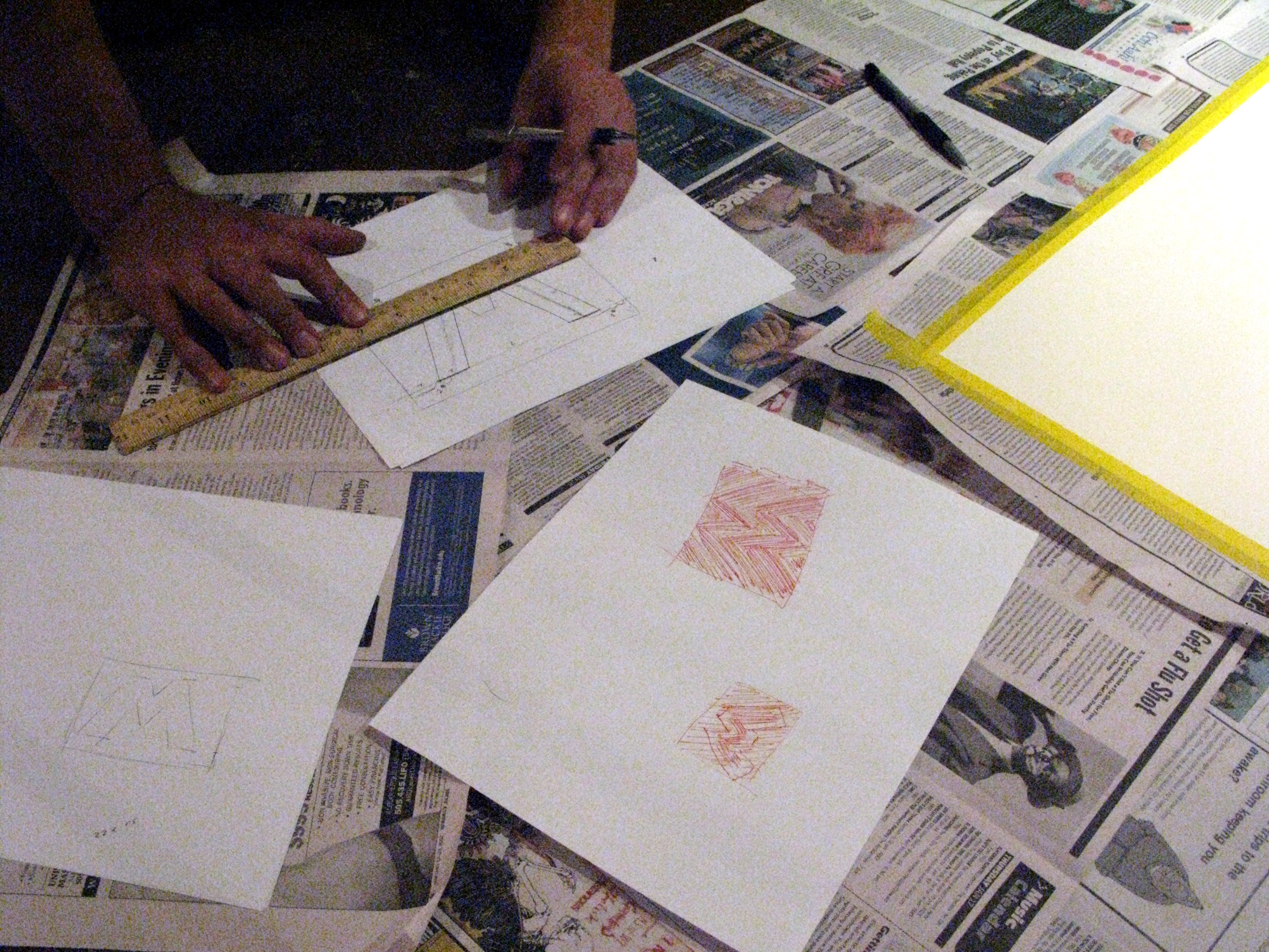 David (birds) spends 3 hours figuring out how to draw a "w."