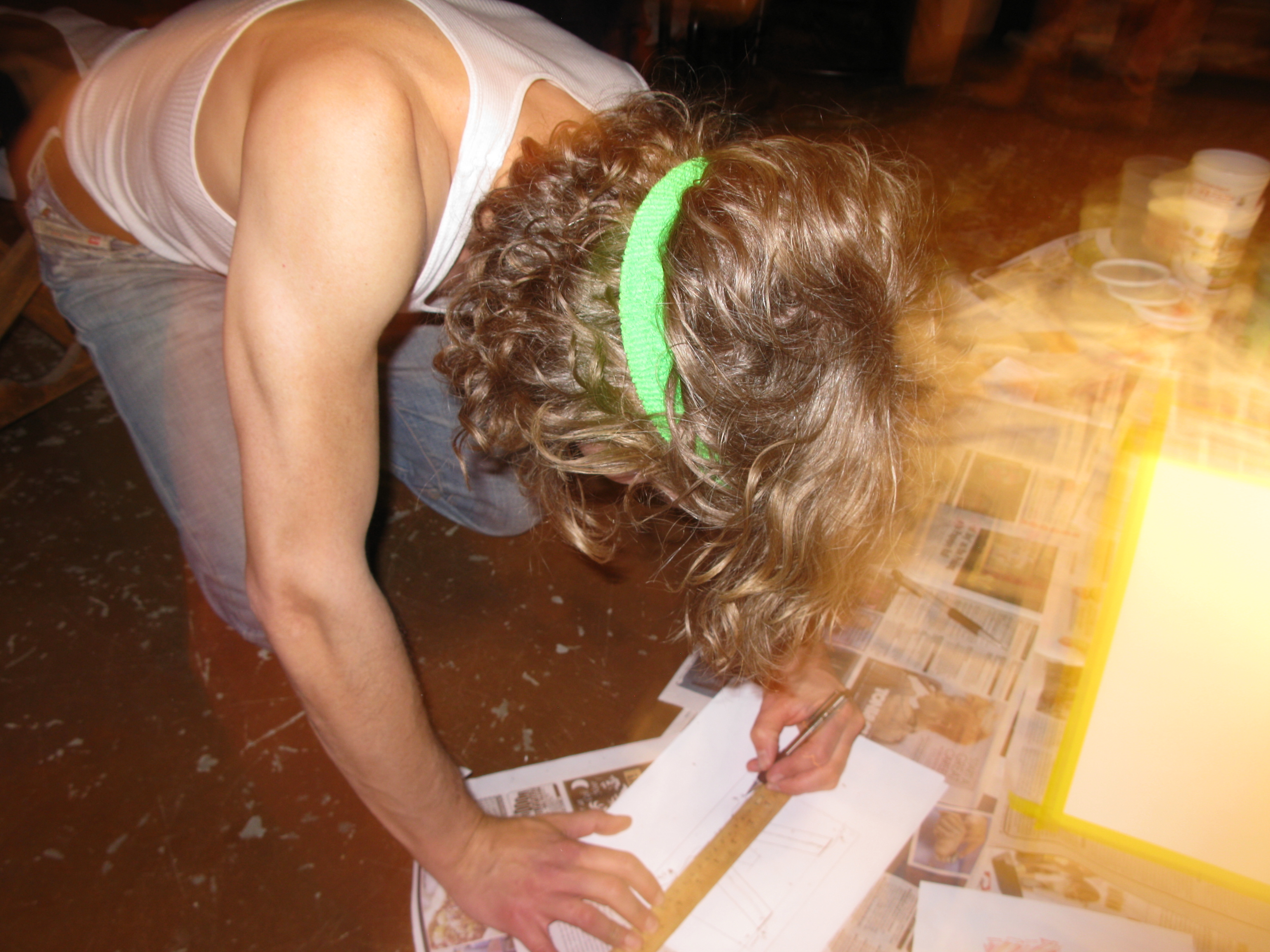 We originally thought the card would say "happy birthday Mr. Watson," then we thought we could just write "Watson." Then when it took David so long to make a "W" by itself we thought we better stop there.