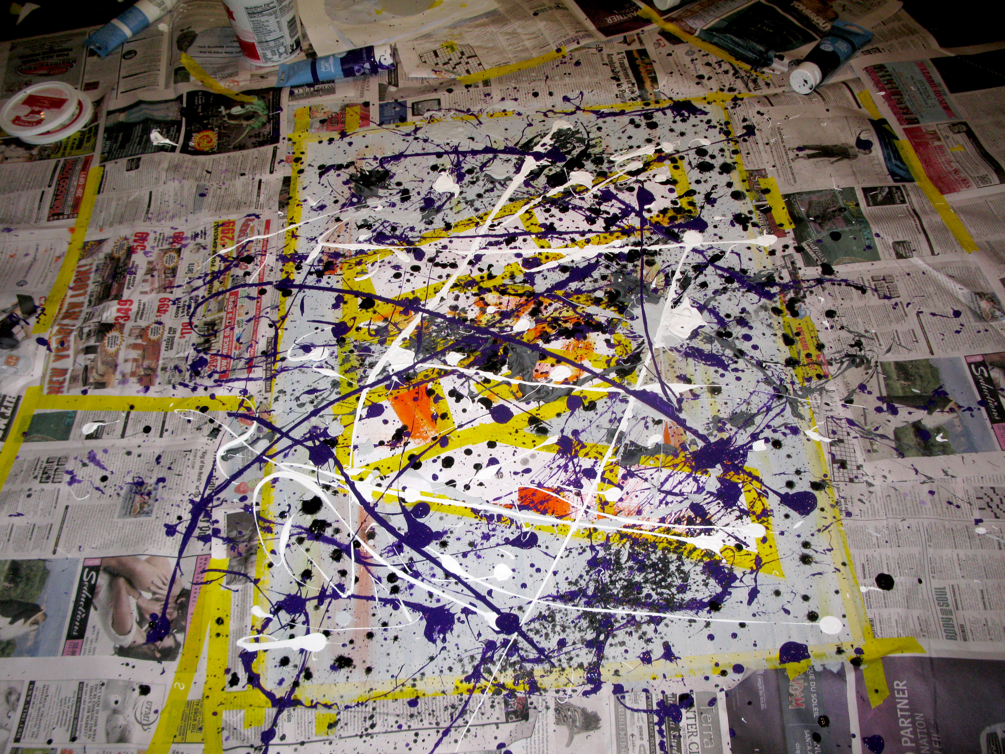 At this point we're thinking that Mr. Watson's really going to appreciate the time and effort we put into his birthday card... even if it looks like a pile of trash.