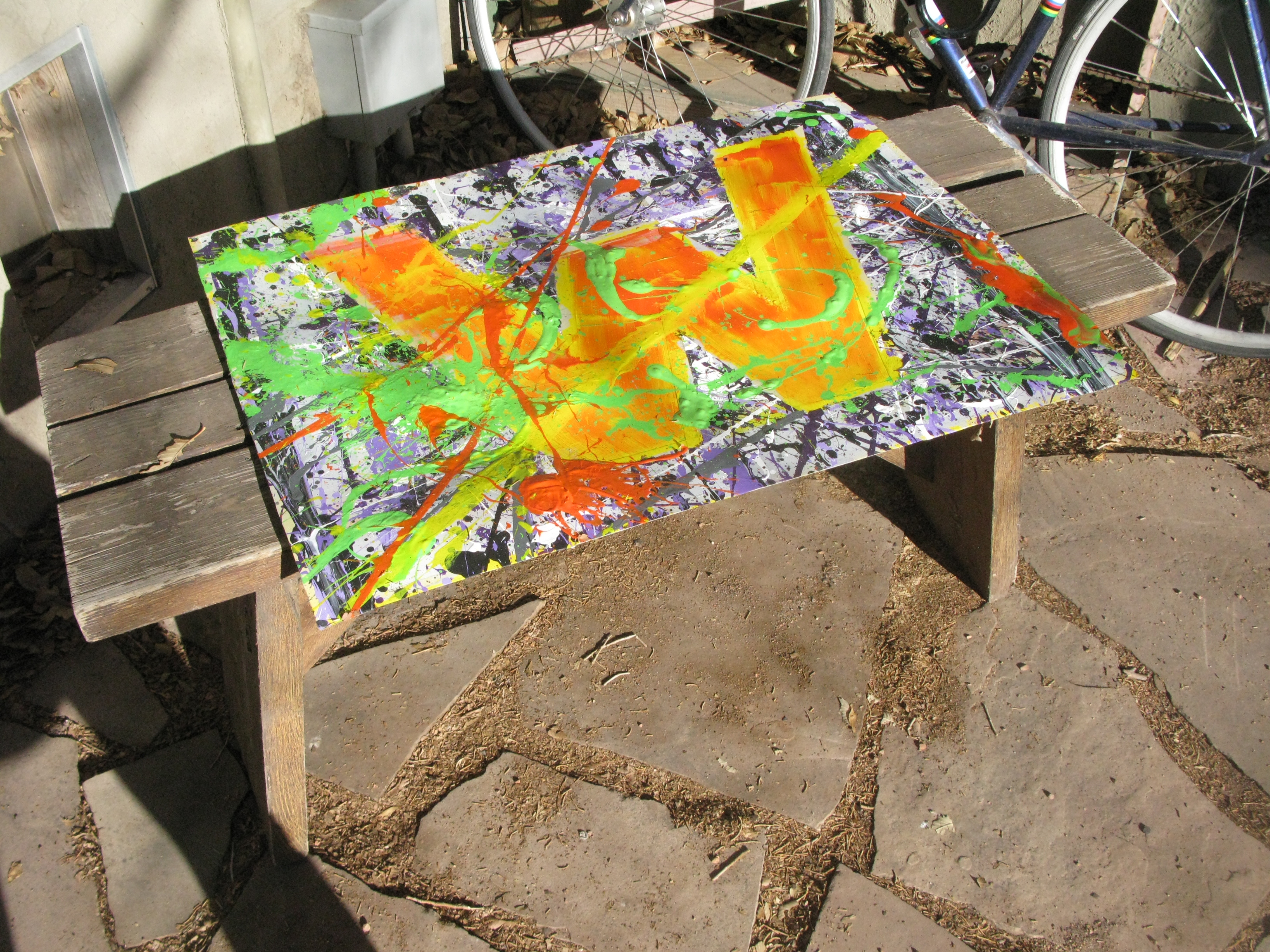 and soak up some rays in the backyard...