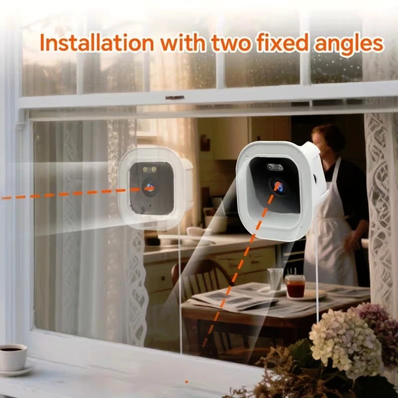 Window Camera 3MP 1296P, 2.4G&5G WiFi Indoor Cameras for Home Security/Dog/Pet