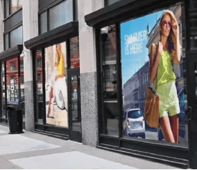 sample signage on the streets